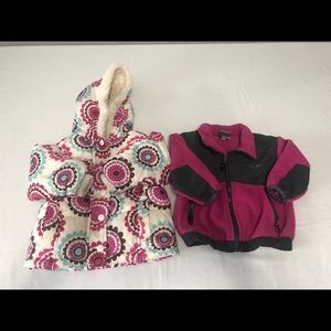 Baby Girls 12 Month Jacket Lot Of 2